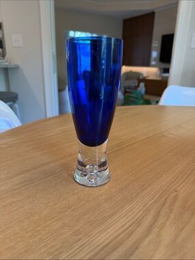 Stockholm by Block Cobalt Blue Water Goblet